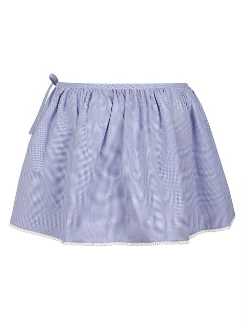 Miniskirt with logo MIU MIU | MG2625187GF0AZ1